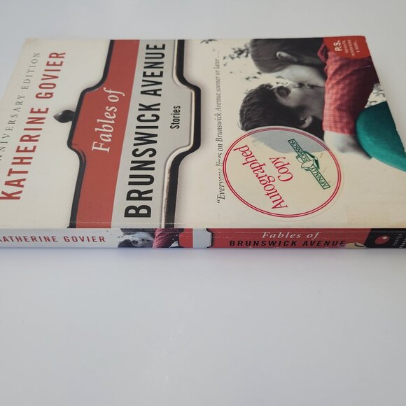 Fables of Brunswick Avenue By Katherine Govier [Autographed] 20th Anni Edition - Picture 4 of 12